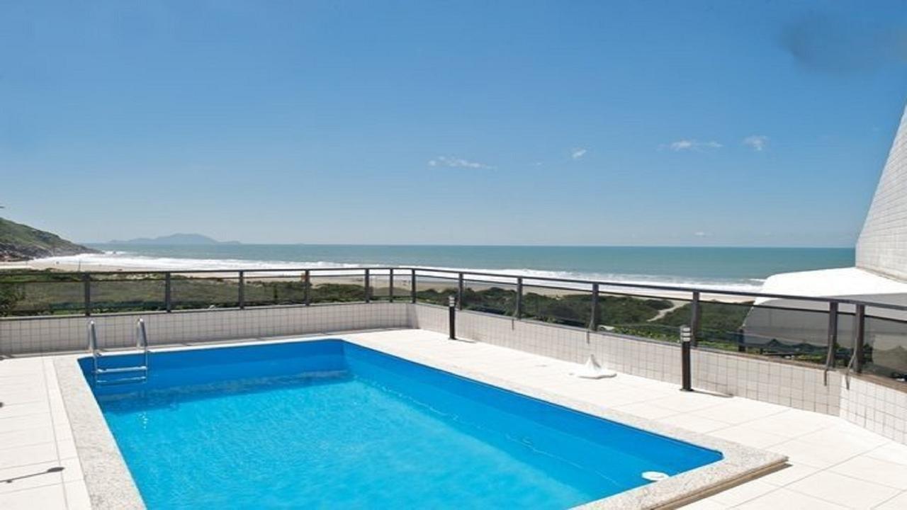 Linda Cobertura Frente Mar Com Piscina Privativa E Pe Na Areia! Apartment Florianopolis Bagian luar foto
